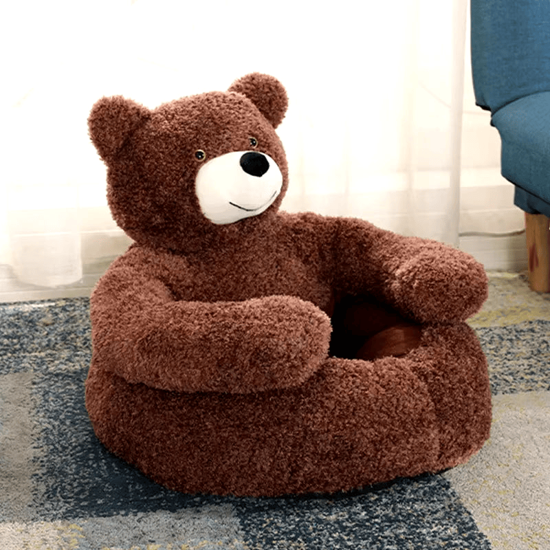 Lit Ours en Peluche – Douillet & Chaleureux pour Animaux