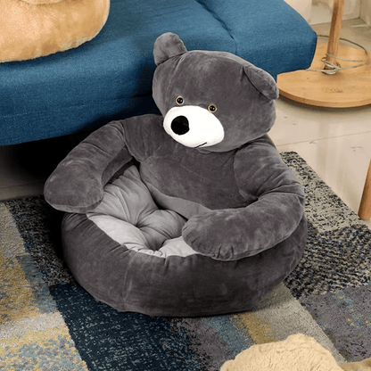 Lit Ours en Peluche – Douillet & Chaleureux pour Animaux