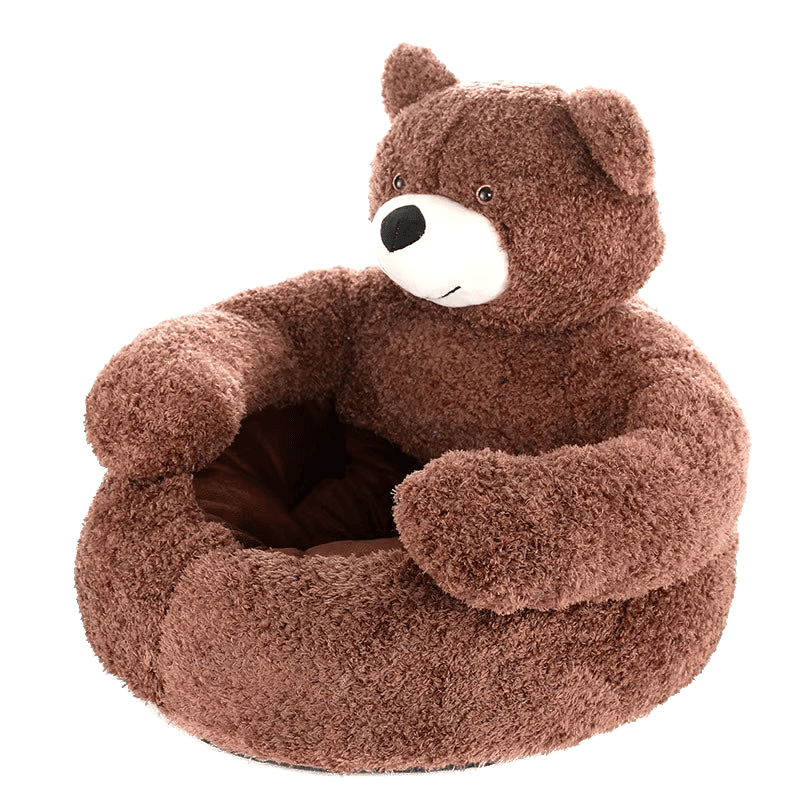 Lit Ours en Peluche – Douillet & Chaleureux pour Animaux