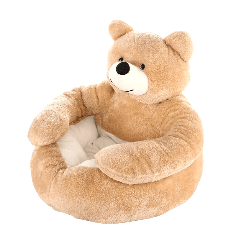 Lit Ours en Peluche – Douillet & Chaleureux pour Animaux